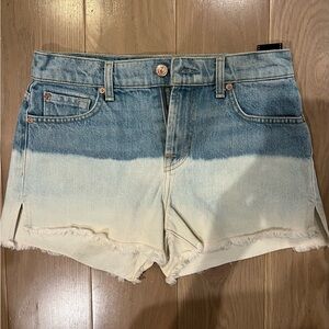 7 For All Mankind Denim Shorts Size 25 [NEVER WORN]
